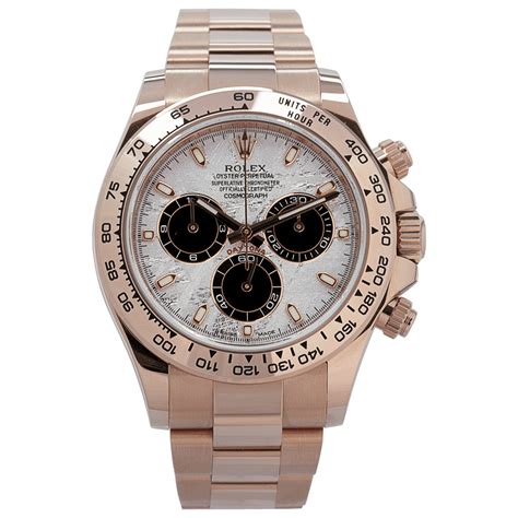 rolex daytona meteorite rose gold|rolex daytona 116505 price.